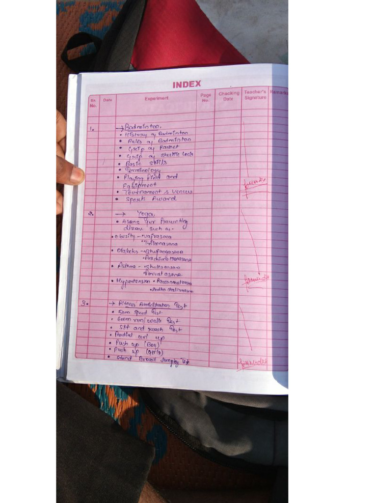 Physical Education Practical | PDF
