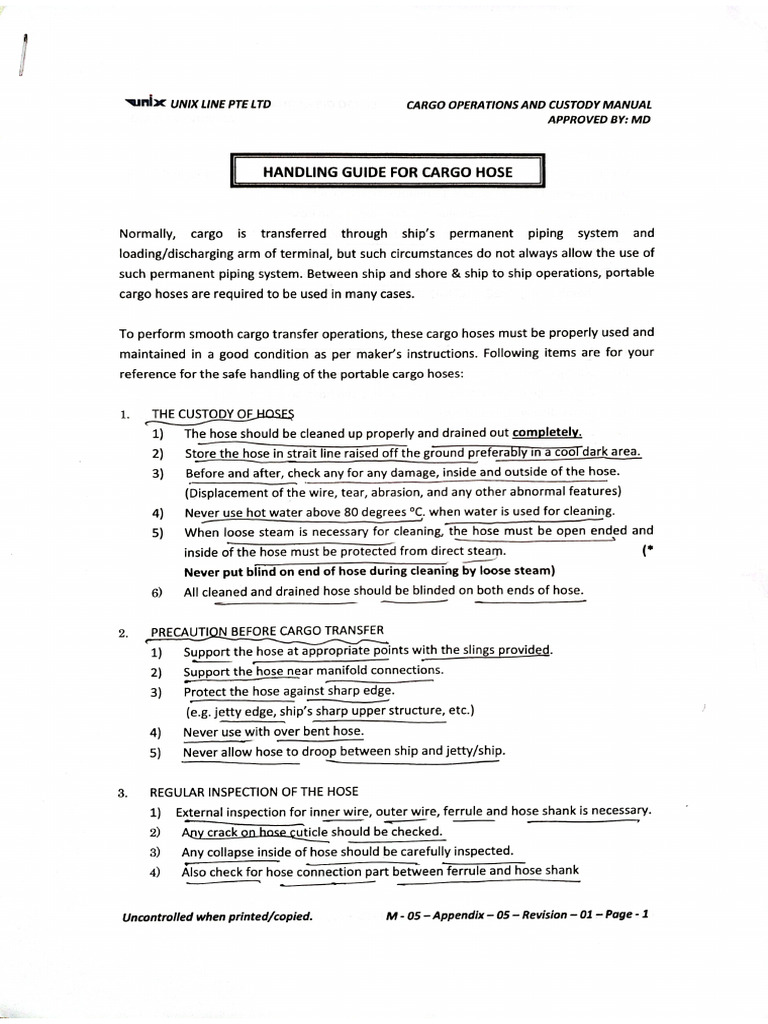Hose Test Unix Line | PDF