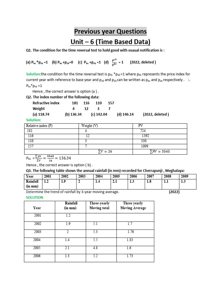 Time Series Analysis and Trends | PDF | Forecasting | Statistical Analysis