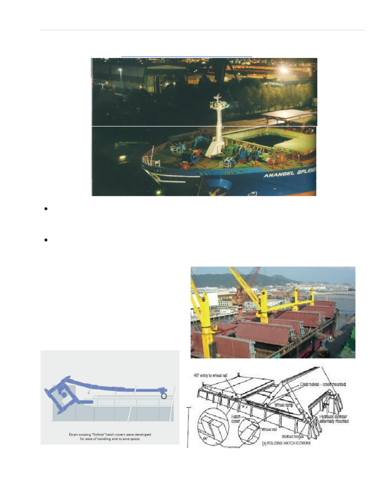 Hatch Cover & Freeboard Types | PDF | Ships | Shipbuilding