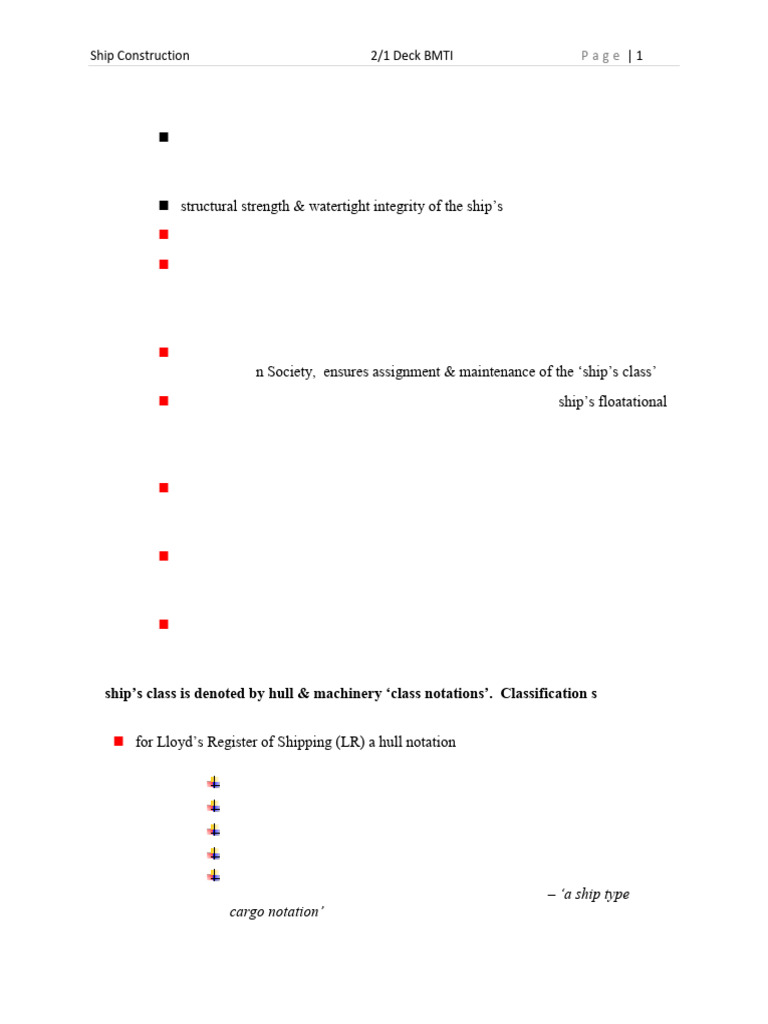 Ship Classification and Survey Requirements | PDF | Ships | Oil Tanker