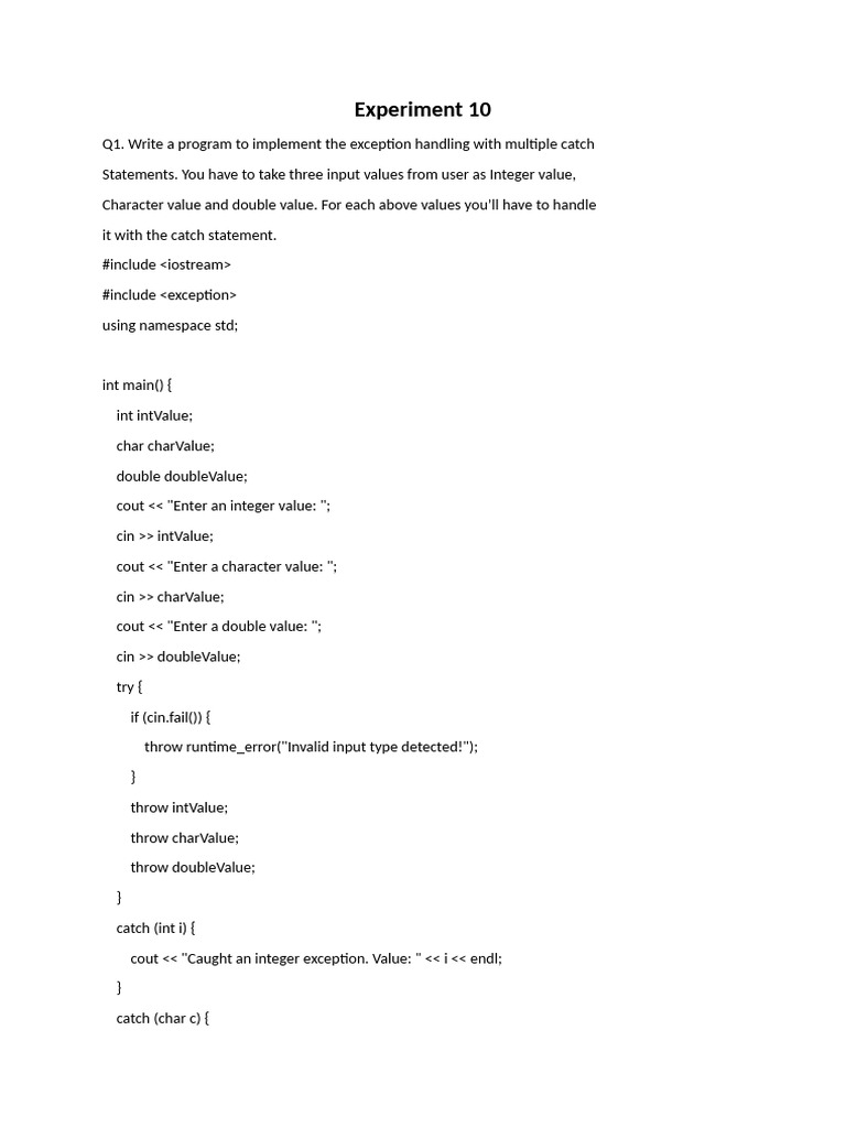 Pratibimb Swain Exp 10 | PDF | Namespace | Integer (Computer Science)