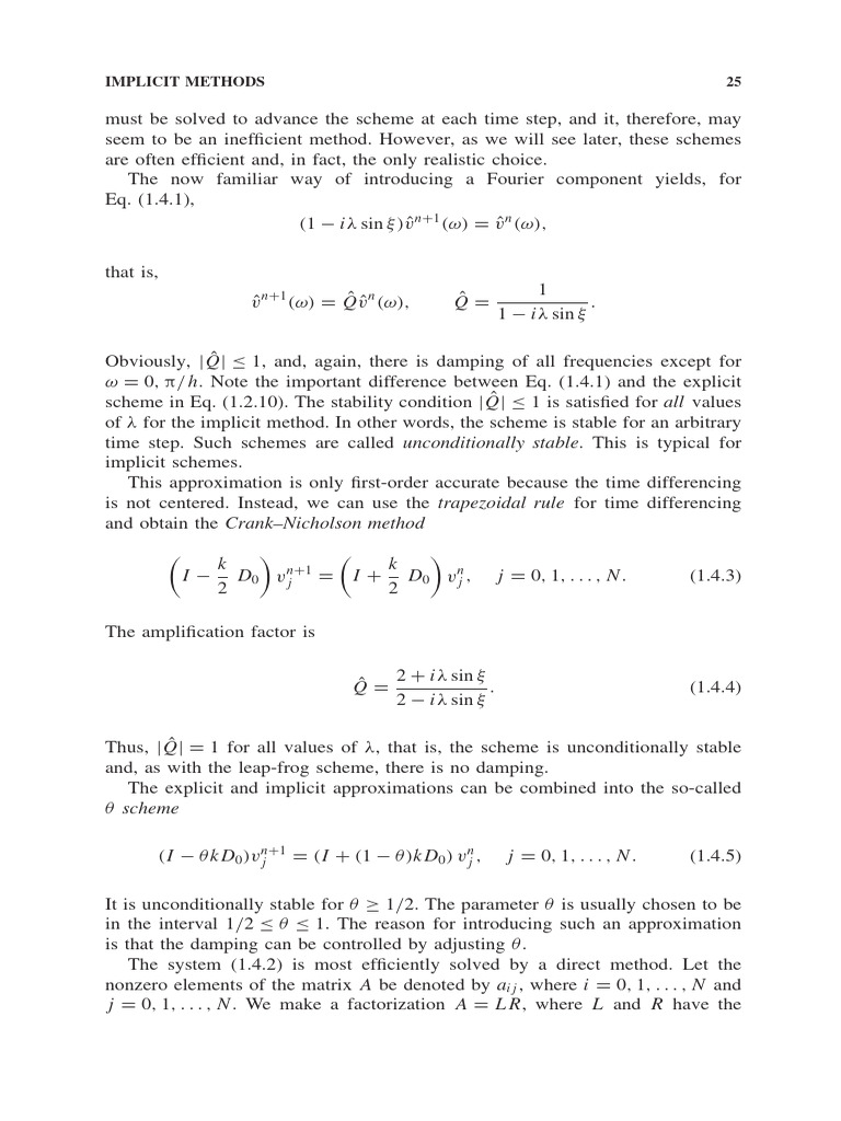 Implicit Methods for Numerical Stability | PDF | Mathematical Analysis ...