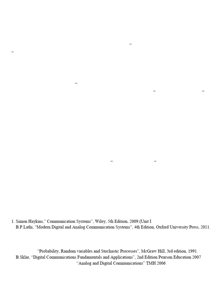 Communication Systems Overview | PDF | Telecommunications Engineering ...