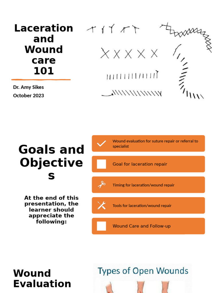 7BSikesSutureWorkshopOctober2023 | PDF | Wound | Surgical Suture