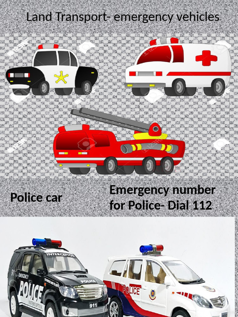 Emergency Vehicle Contact Numbers | PDF