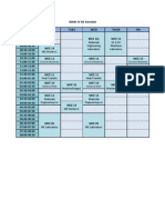 Schedule 4thyr 1st Sem