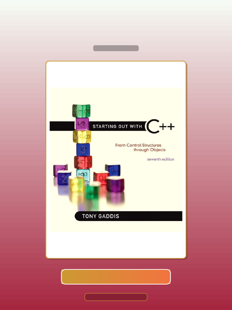 Test Bank for Starting Out With C From Control Structures Through ...