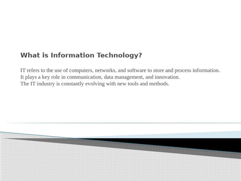 Understanding Information Technology Basics | PDF