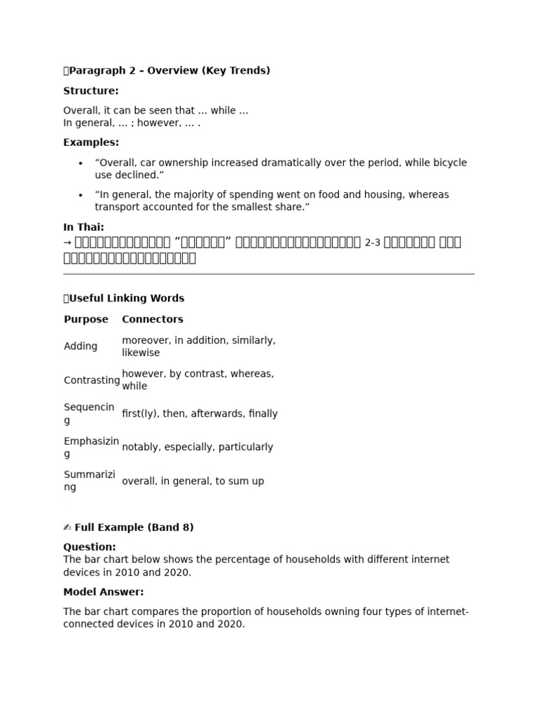 Tips Writing Part1 | PDF | Chart