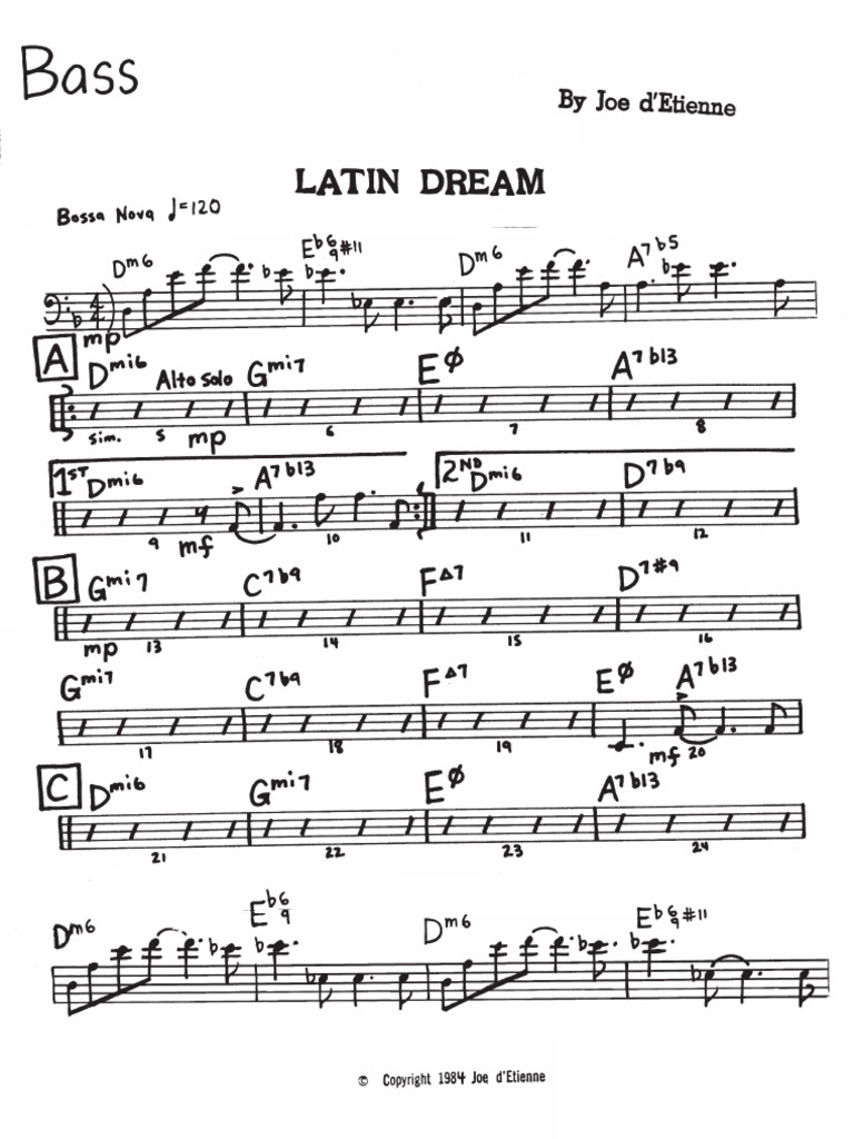 Latin Dream Bass | PDF