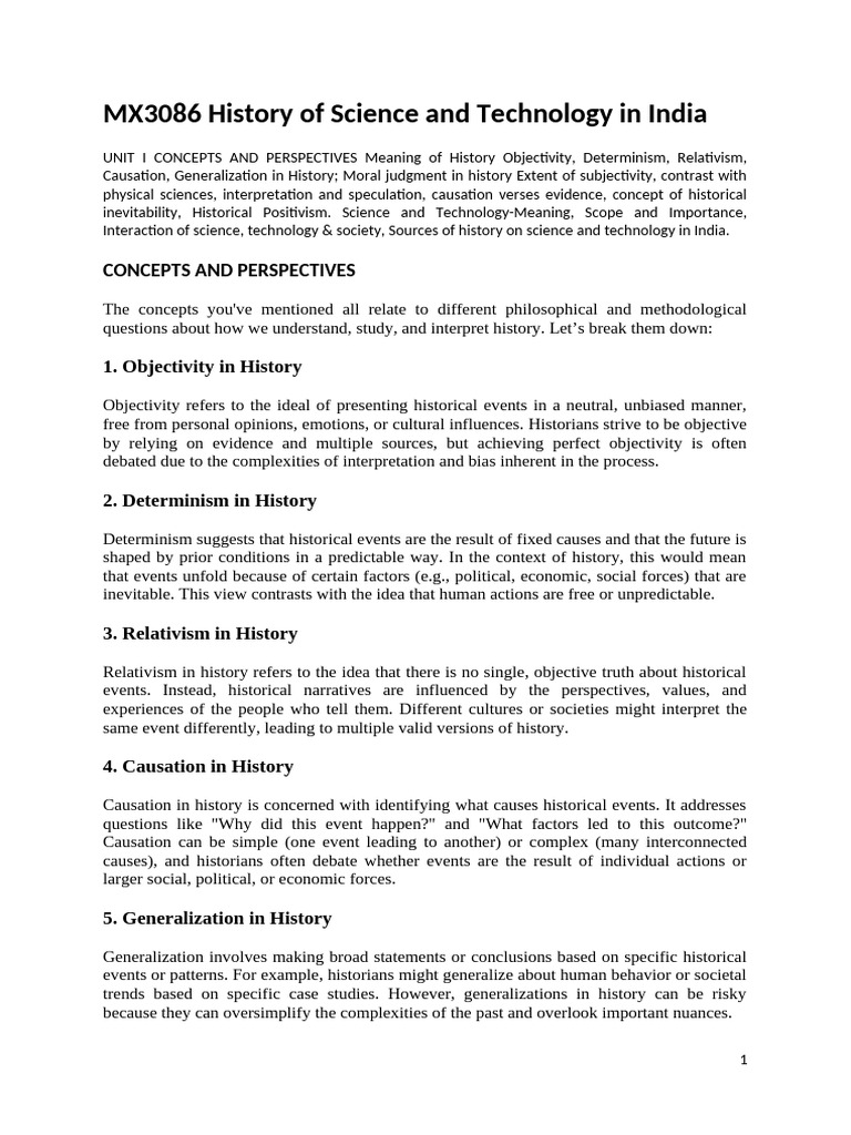 UNIT-1 | PDF | Science | Causality