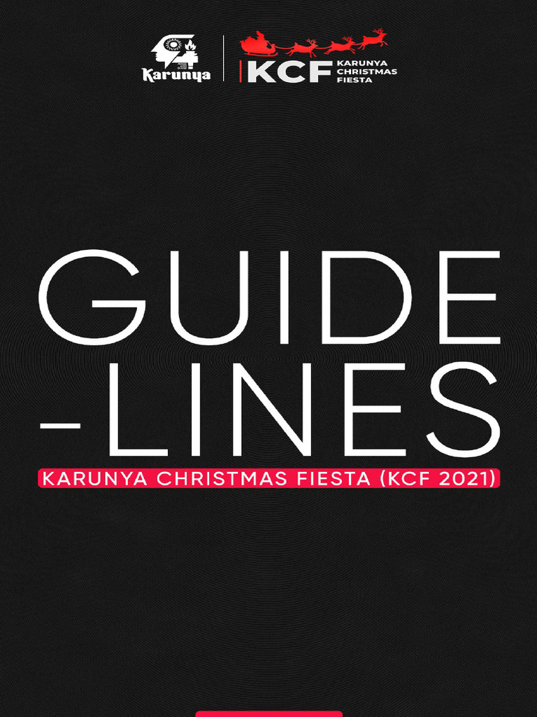 KCF Guidelines | PDF