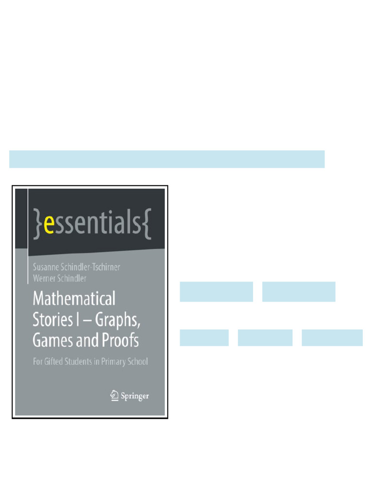 Mathematical Stories I Graphs Games And Proofs For Gifted Students In ...