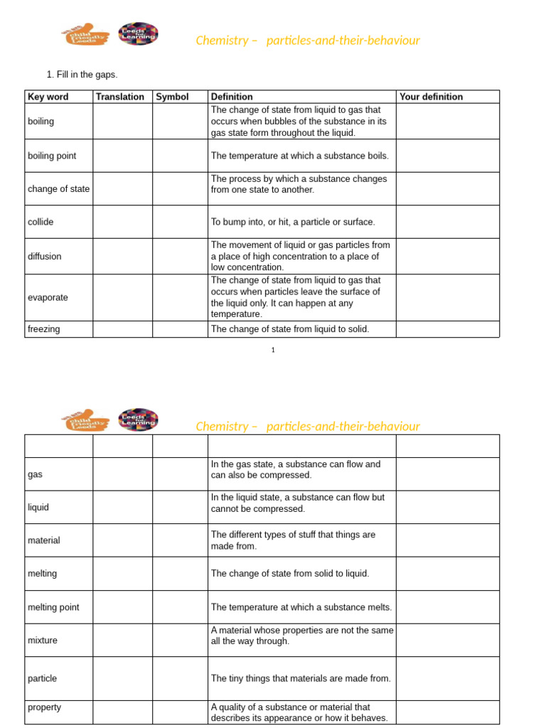 Chemistry: States of Matter Explained | PDF | Gases | Liquids