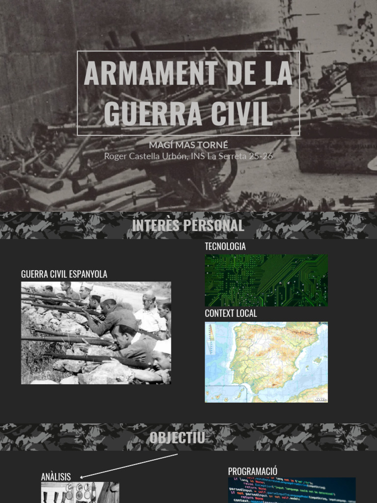 Armament de La Guerra Civil | PDF