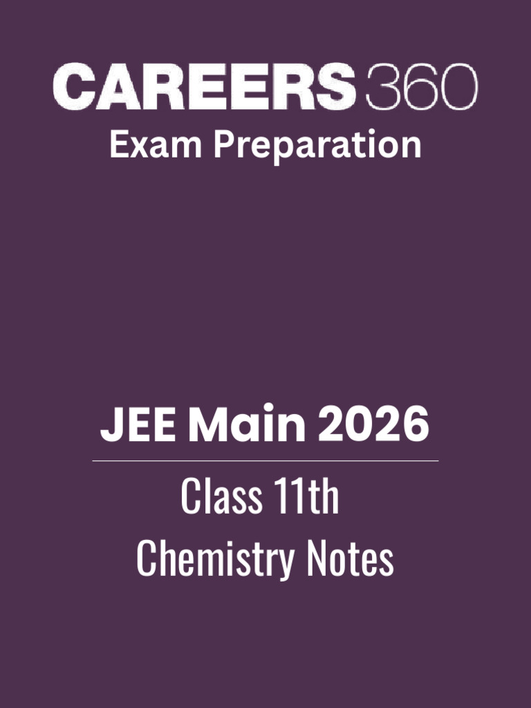 JEE Main 2026 Chemistry Notes | PDF