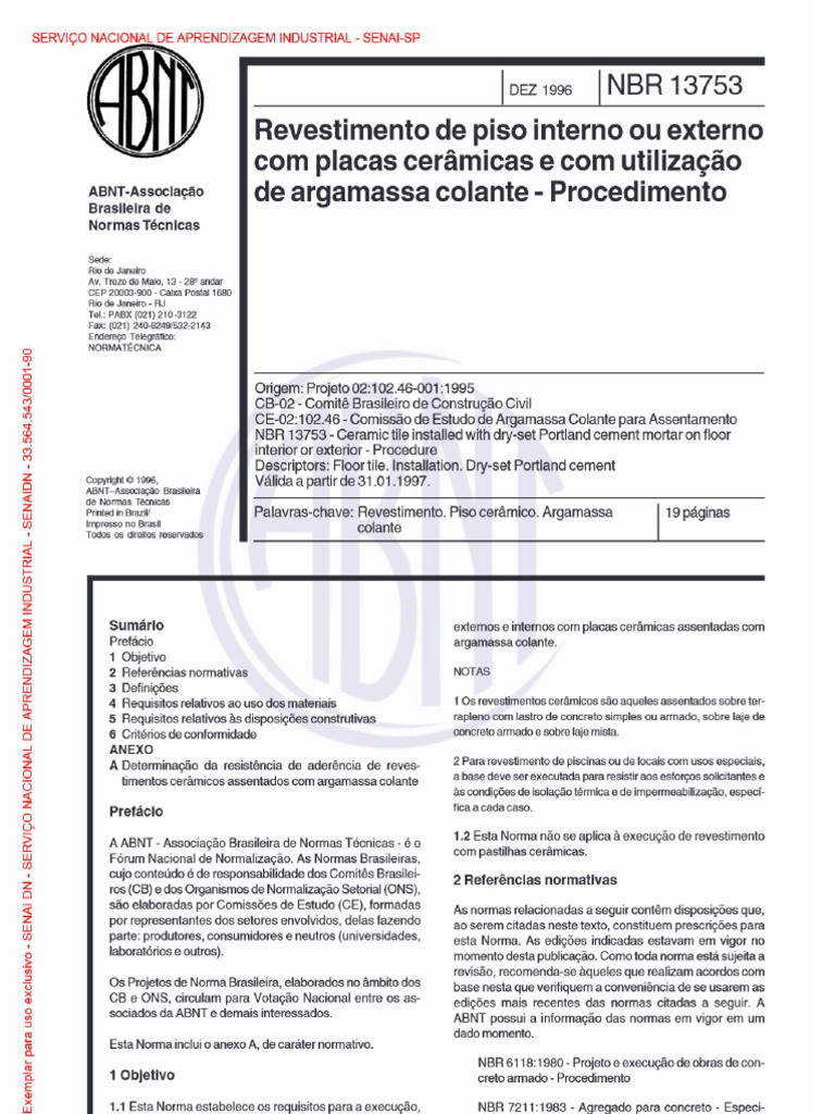 NBR 13753 | PDF