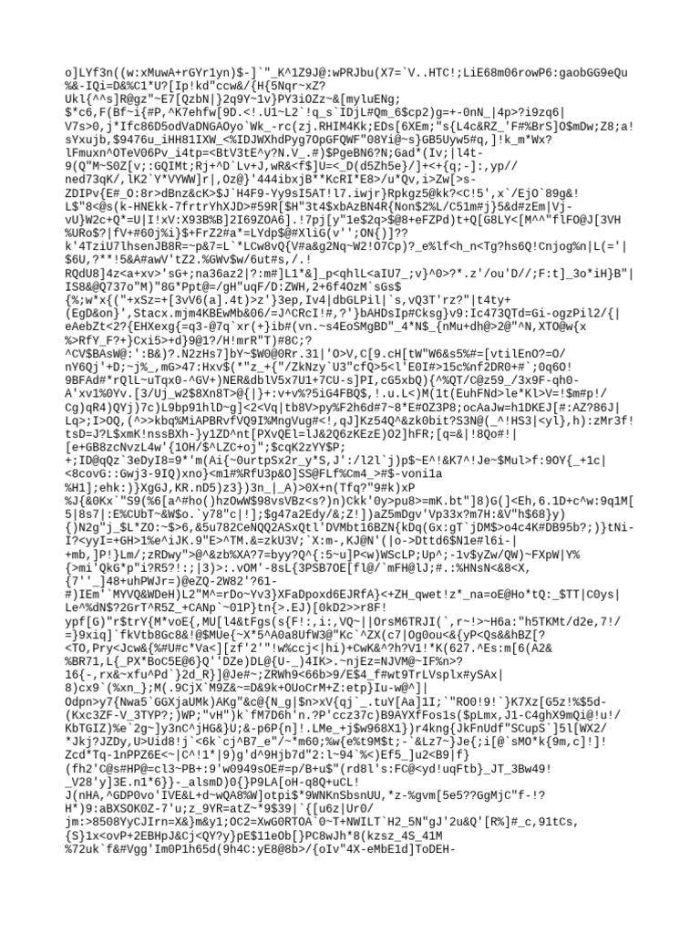 Encrypted Data String Analysis | PDF