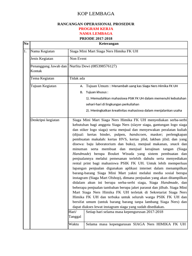 Format Rop Semntr | PDF