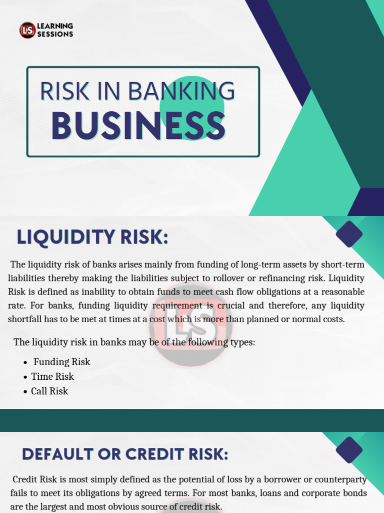 Types of Risks in Banking Explained | PDF | Financial Risk | Banks