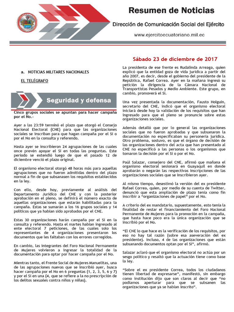 Sabado 23 - Dic - 017 | PDF