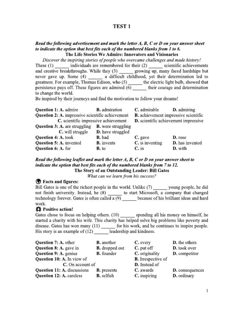Test 1 | PDF