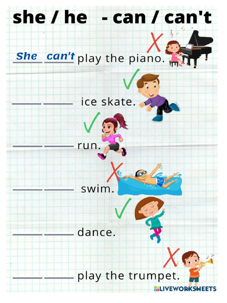 Can Cant Worksheet 2 | PDF