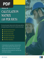 Area Calculation Matrix Overview | PDF | Building Engineering ...