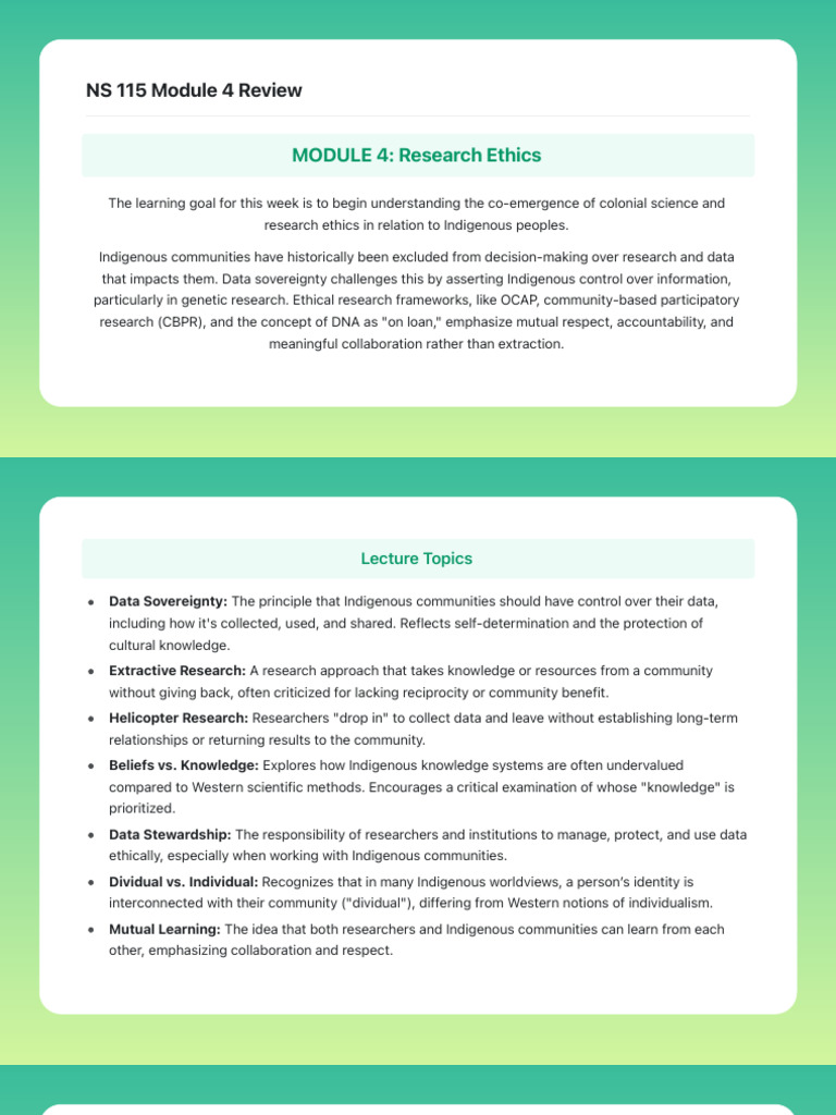 Indigenous Research Ethics Overview | PDF | Knowledge | Indigenous Peoples
