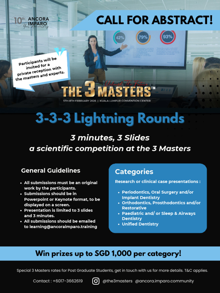 The 3MS 2026 3 3 3 Lightning Rounds Poster PDF 1