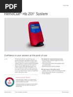 HemoCue Hb 201 DM SOP Overview | PDF | Reference Range | Hemoglobin