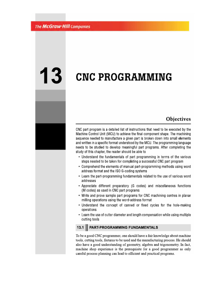 CNC Programming | PDF