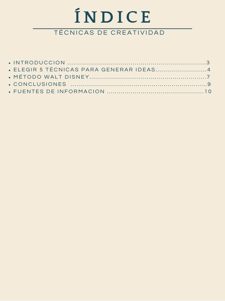 Técnicas Creativas para Generar Ideas | PDF | Creatividad | Pensamiento