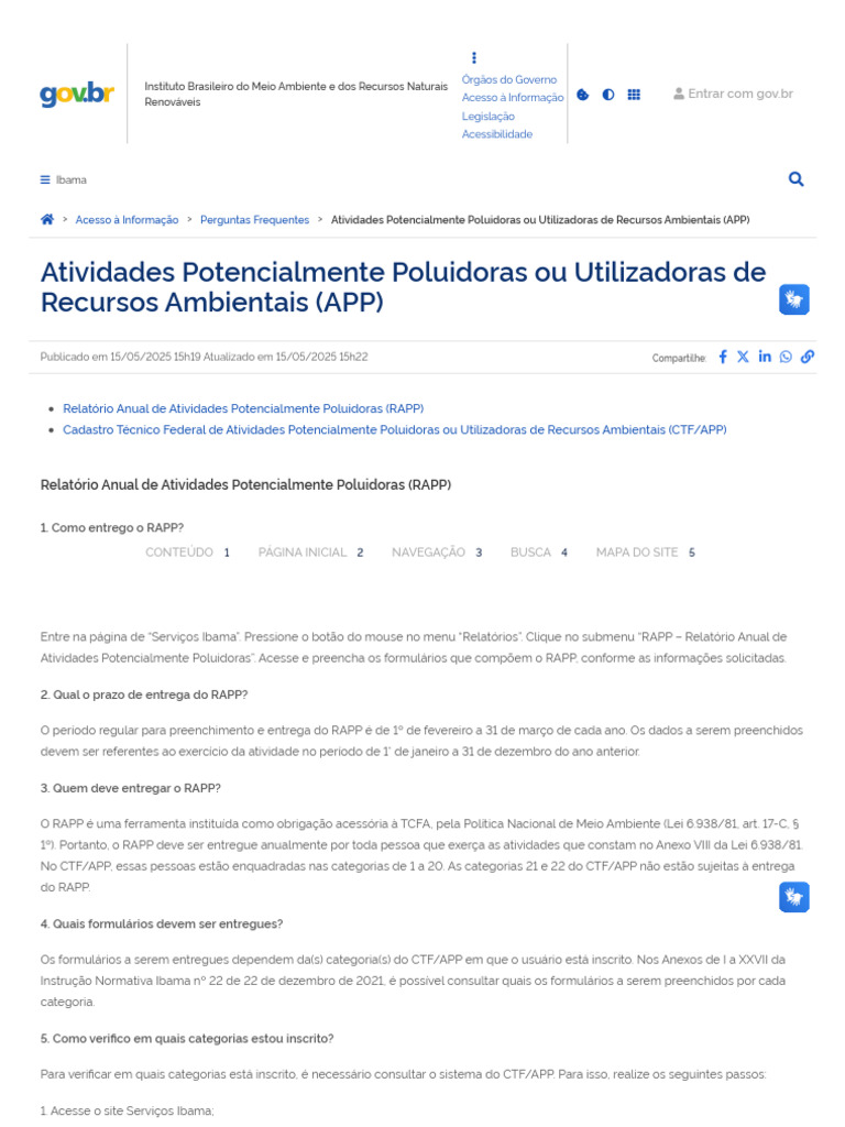 Entrega do RAPP: Guia e Prazo | PDF