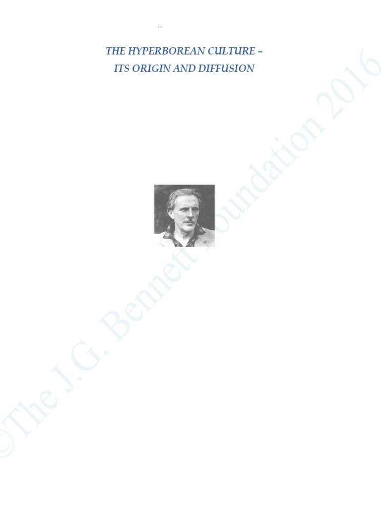 Hyperborean Culture and Language Origins | PDF | Dawn | Glacier