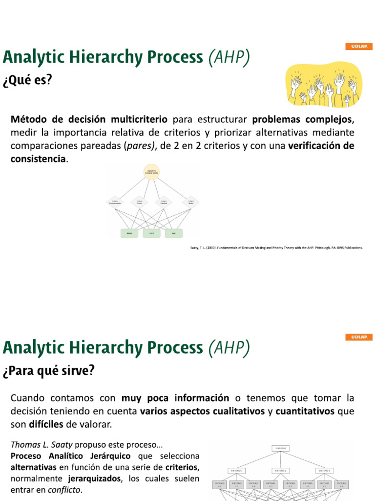 Analytic Hierarchy Process (AHP | PDF