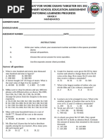 Grade 5 Term 2 CBC Exam Papers | PDF