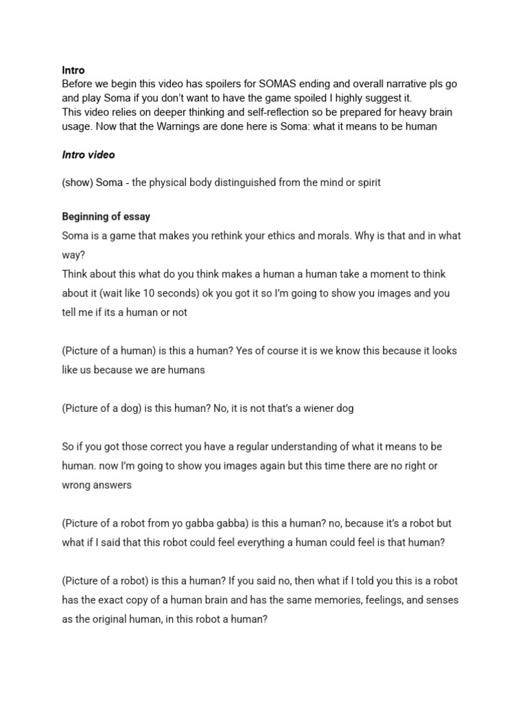 Some Video Essay Script | PDF