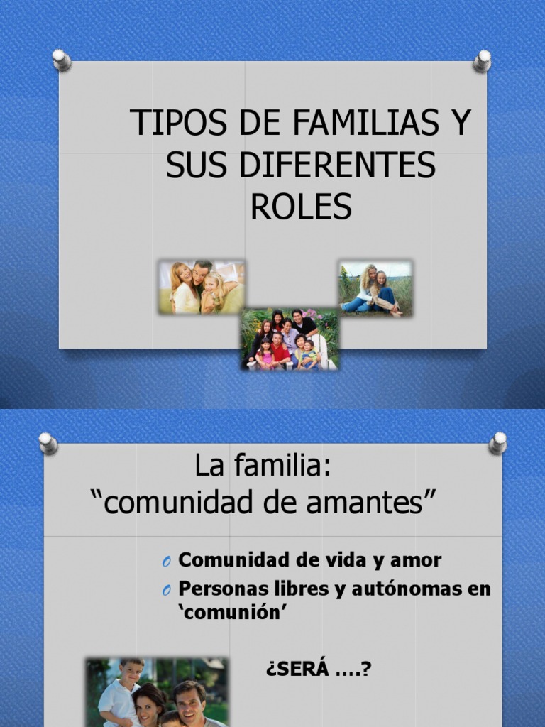 Tipos de Familias y sus Roles | PDF | Familia | Ciencias del comportamiento