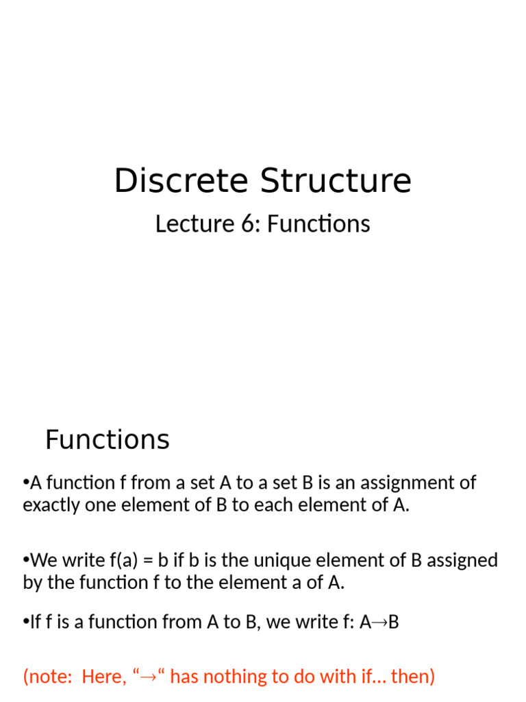 EC3284 Lecture 6-1 | PDF | Function (Mathematics) | Mathematical Logic