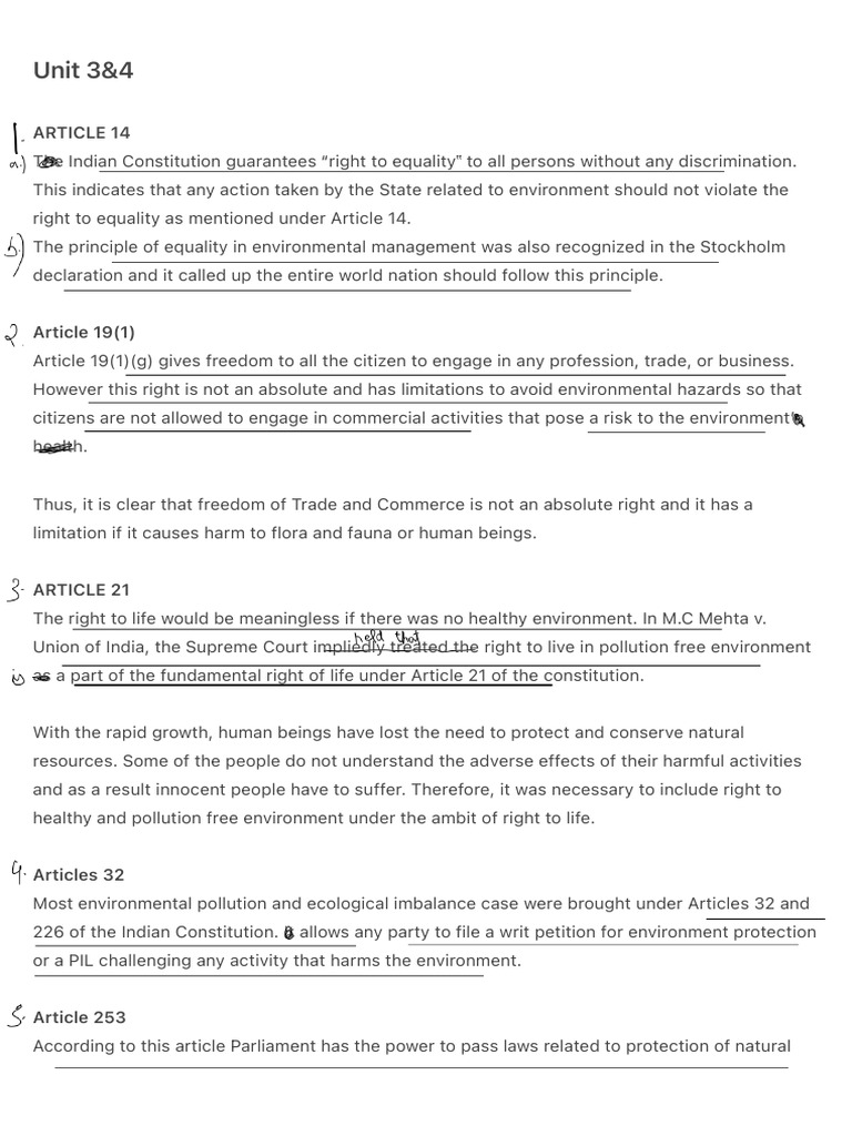 Unit 3,4,7&8 | PDF | Greenhouse Gas | Natural Environment