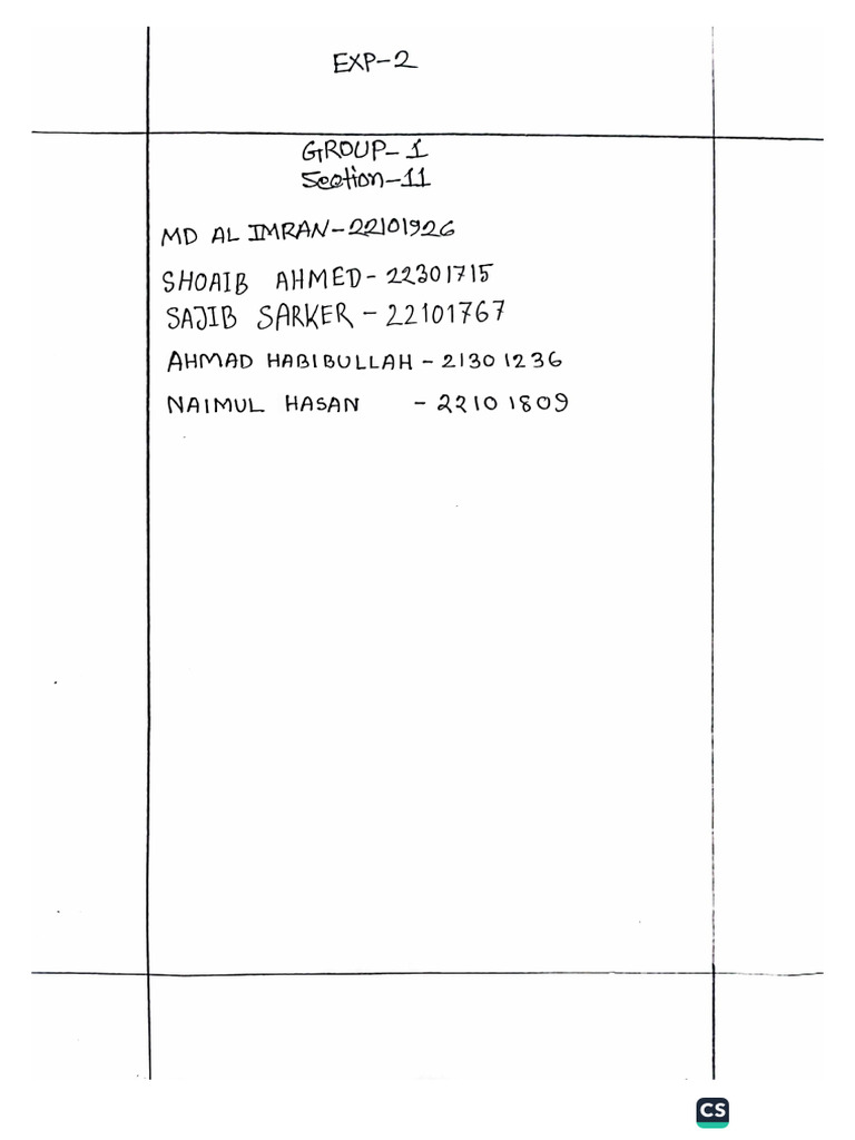 Ex 2 | PDF