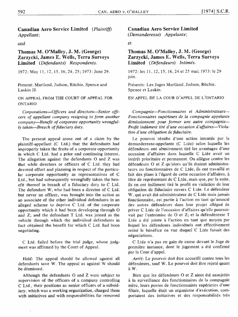 1973 SCC Case Summary | PDF