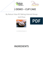 Baking Demo - Cup Cake