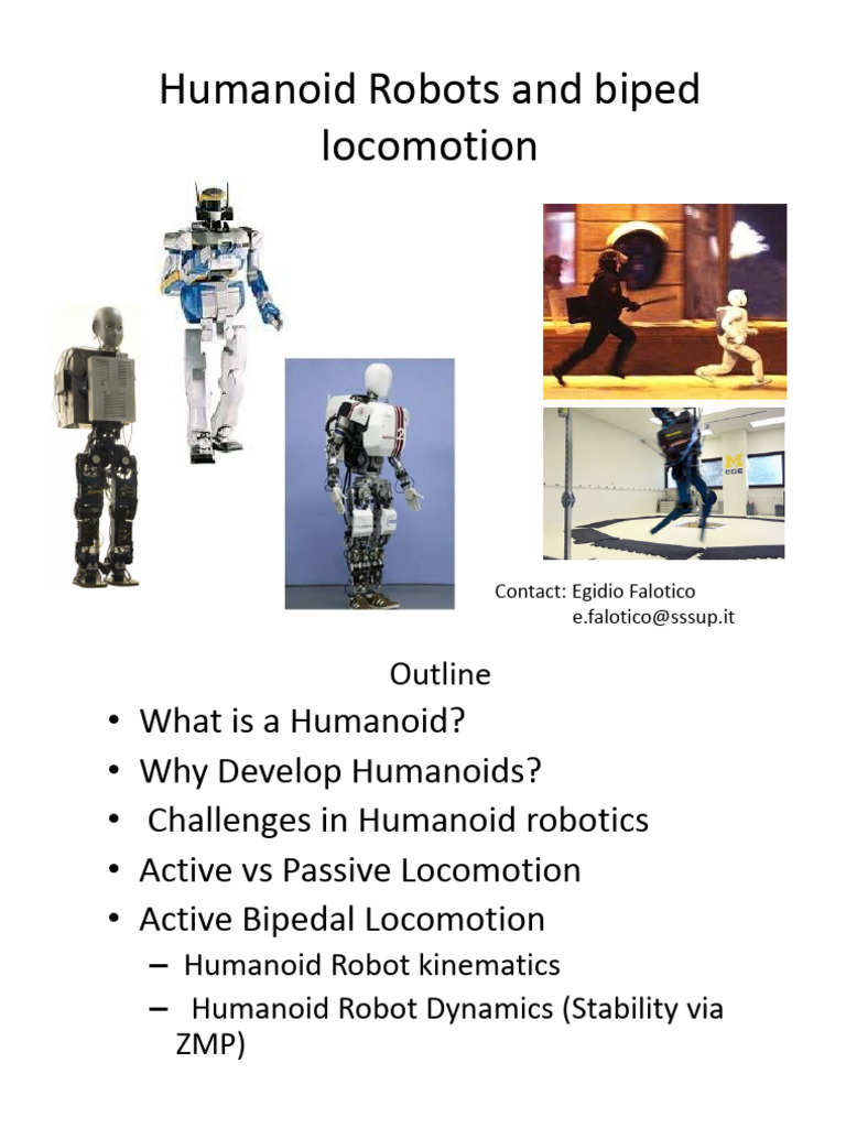 Humanoid Robots: Bipedal Locomotion Insights | PDF | Walking | Force