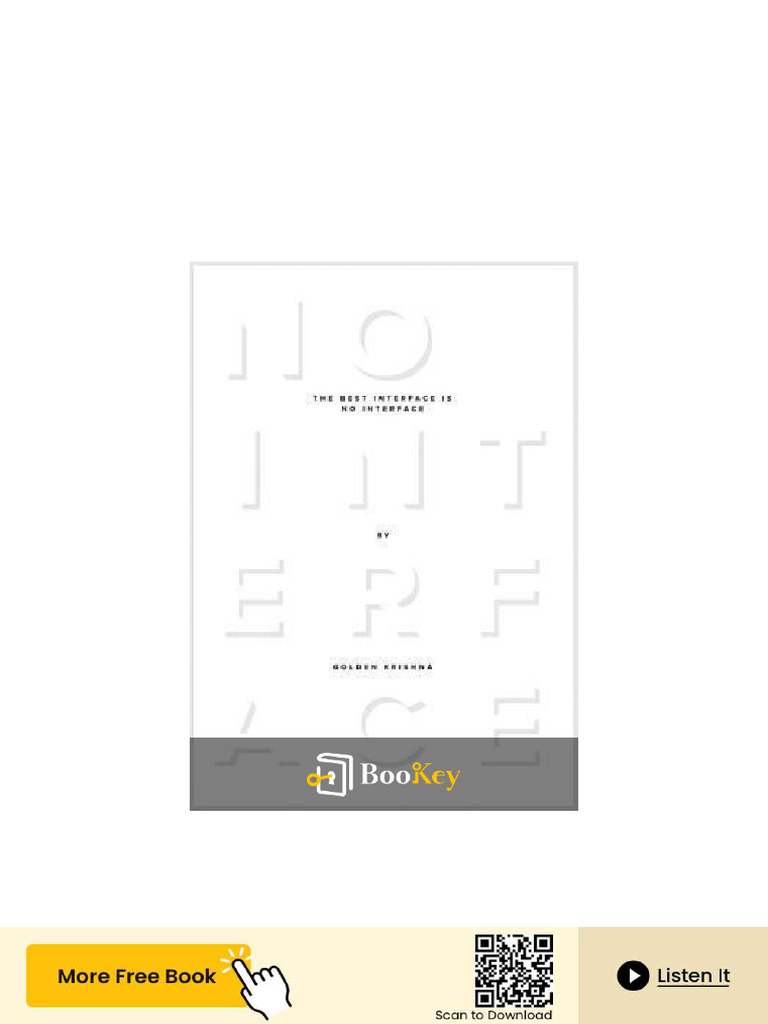 Rethinking Technology: No Interface Needed | PDF | User Interface ...
