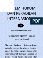 Sistem Hukum Dan Peradilan Internasional