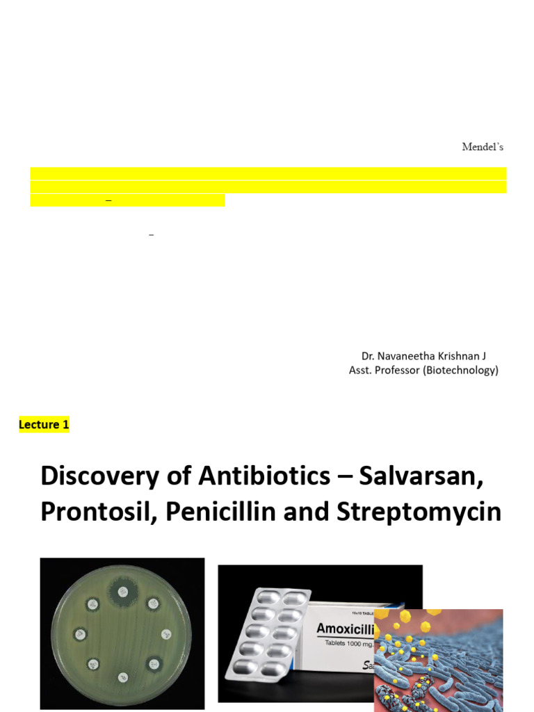 History and Impact of Antibiotics | PDF | Penicillin | Antimicrobial ...