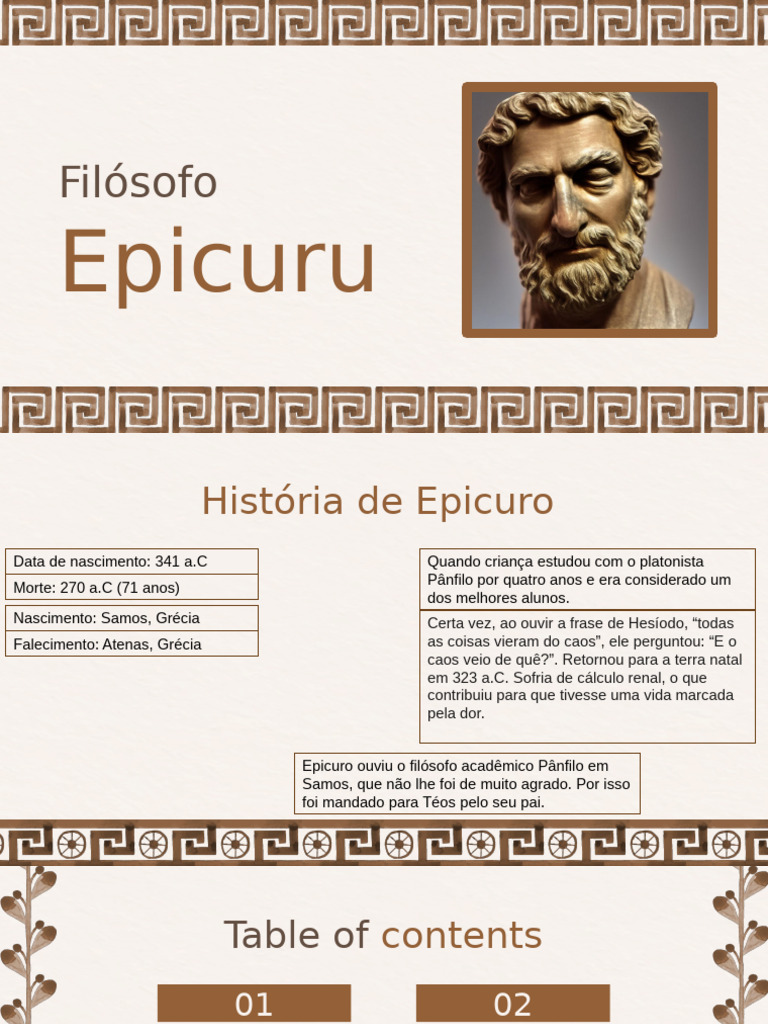 Epicurus: Life and Philosophical Insights | PDF | Planets | Saturn
